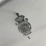 Lunéville half-porcelain serving dish