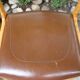 Series of four baumann sleigh chairs