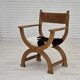 1960s, Danish armchair, completely reupholstered, furniture cowhide, oak.