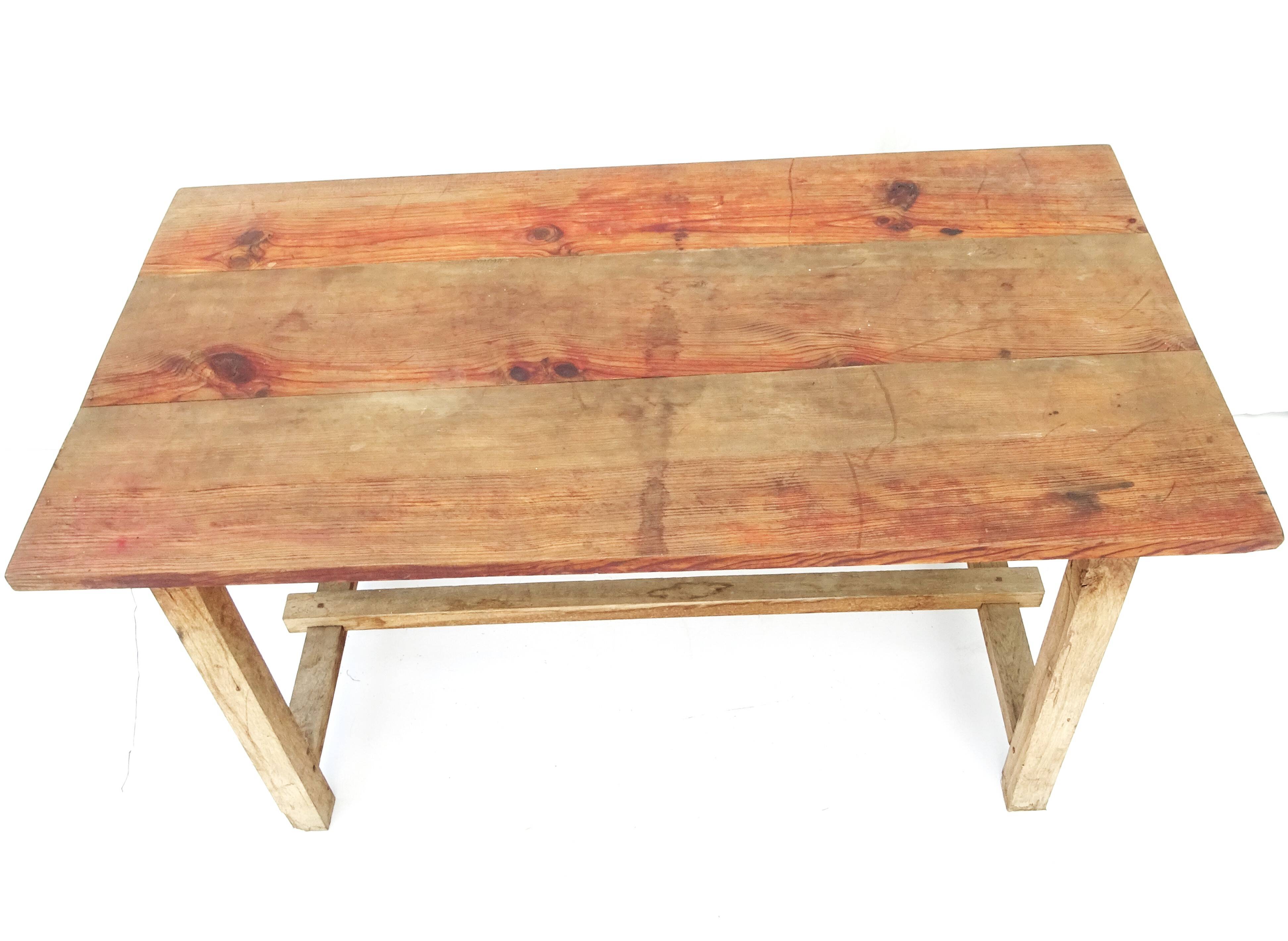Table de ferme en bois massif