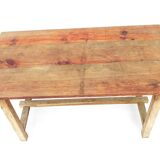 Solid wood farm table