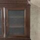 Solid wood display cabinet