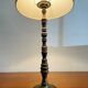 Vintage brass table lamp, circa 1940s - 1950s