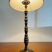 Vintage brass table lamp, circa 1940s - 1950s