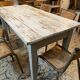 White patinated table