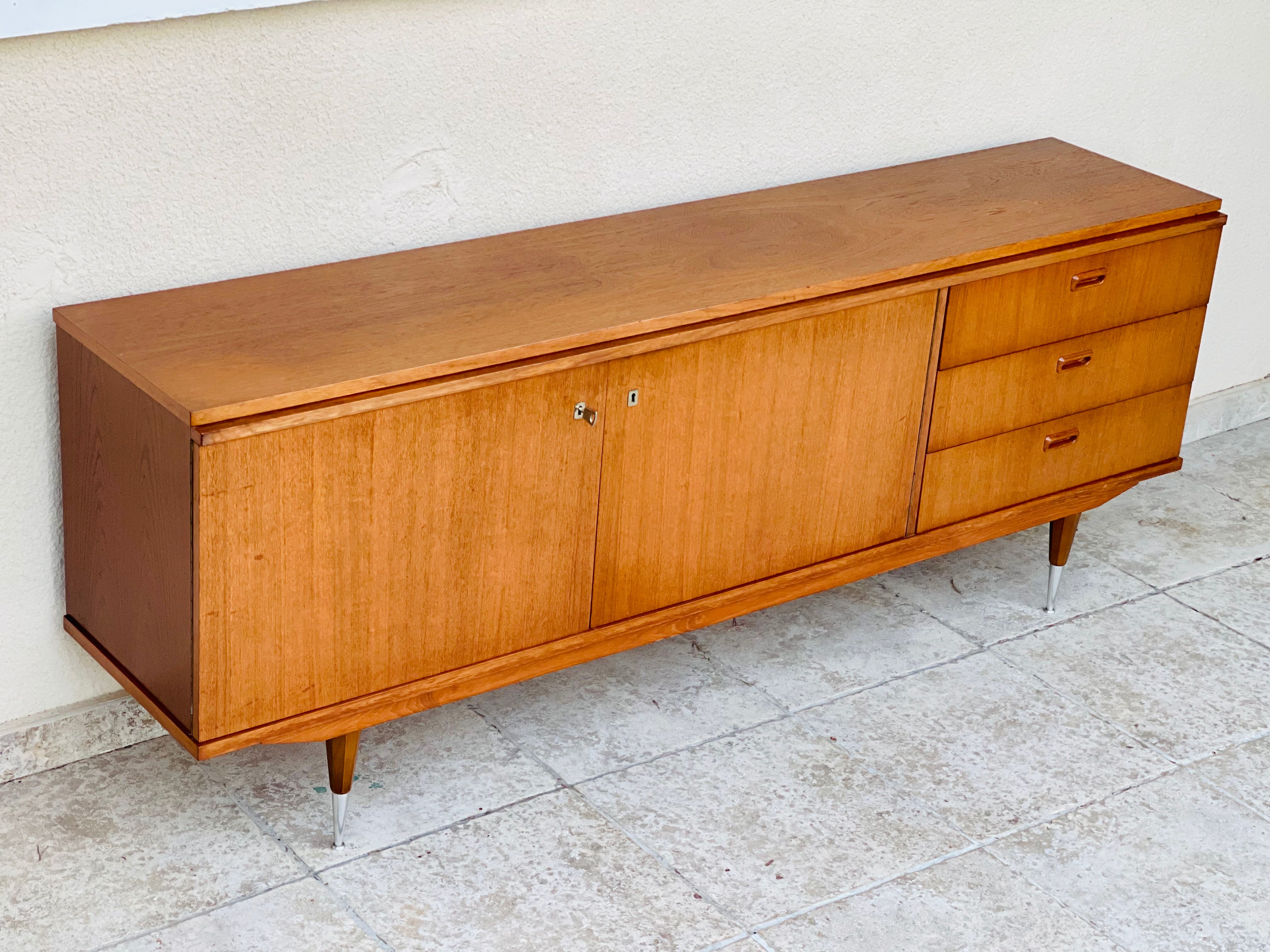 Scandinavian teak row