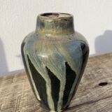 Art Deco stoneware vase signed Jean Pointu, 1920 Saint Amand en Puisaye