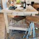 XXL solid oak kitchen island/worktop 180 x 105