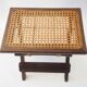 Folding wooden stool