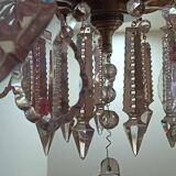 Large crystal chandelier from the 1st half of the 20th century.