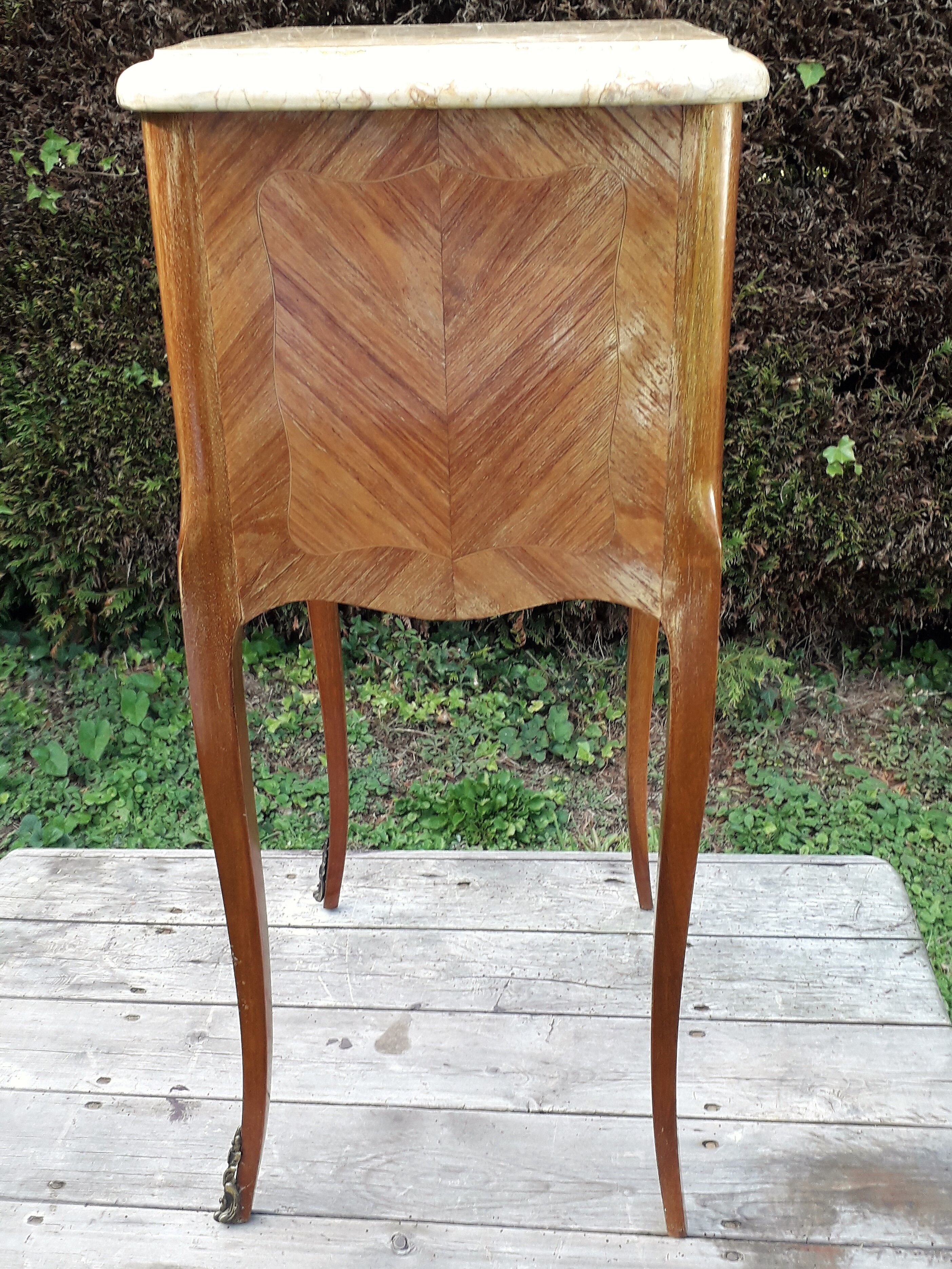 Bedside style louis XV marquetry