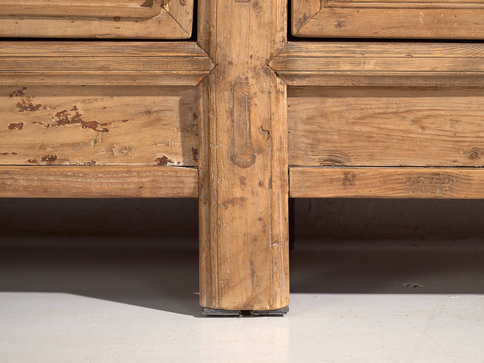 Antique Chinese three-door sideboard (circa 1900) #14
