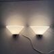 Set of 2 Limburg Glashütte wall lamps sconce , 1970s