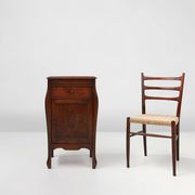 Art Nouveau night stand in oak, France ca. 1910