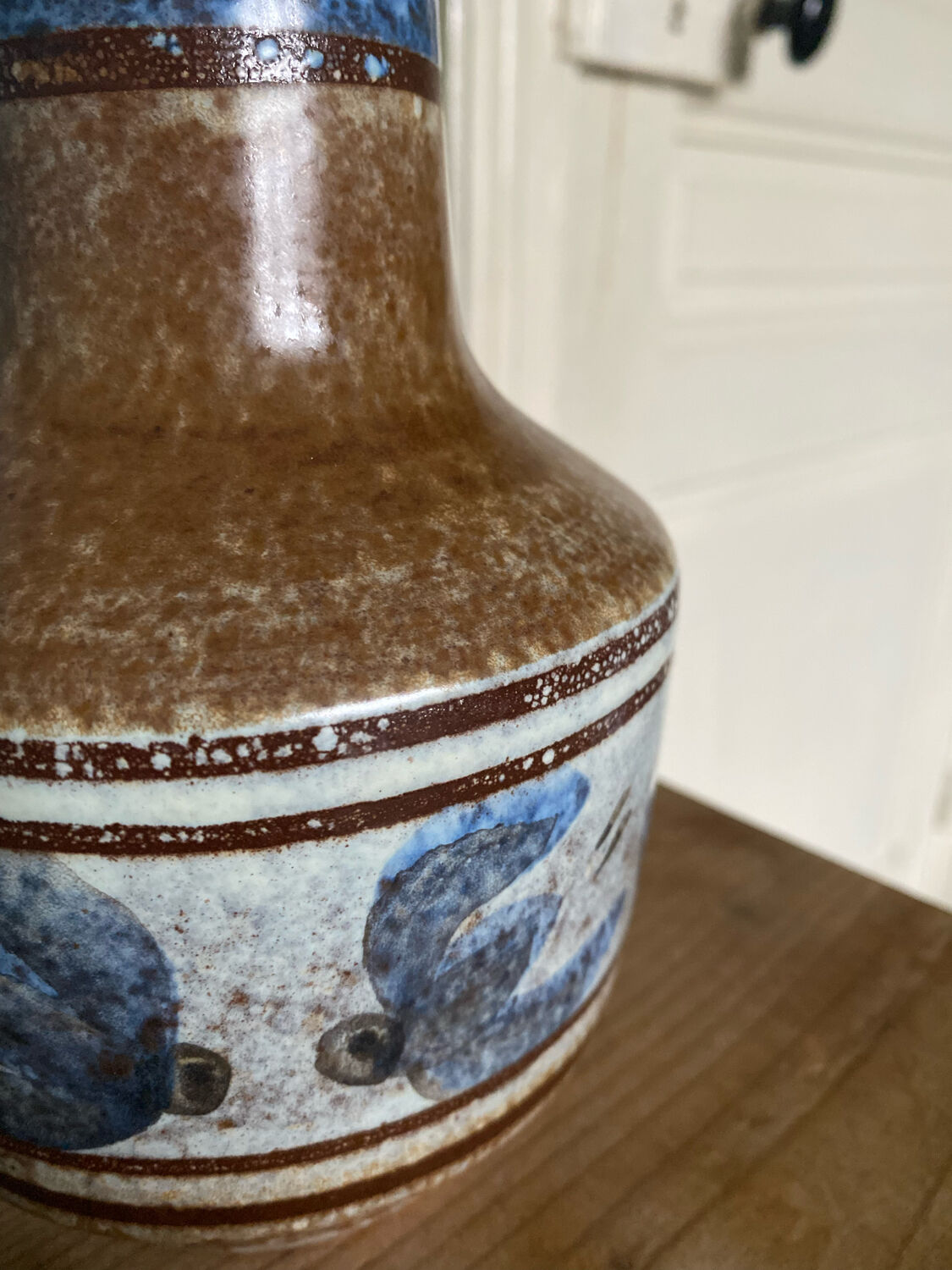 Vase vintage en céramique années 70