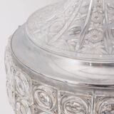 Vintage 60s crystal chandelier decorated design kinkeldey