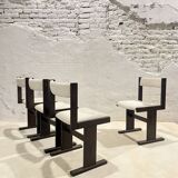 Set of 4 Danish Modern Dining Chairs by Poul H. Poulsen for Gangso Møbler,