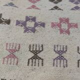 Berber carpet handmade in natural wool