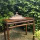 Console en bois de Huali, XXème siècle