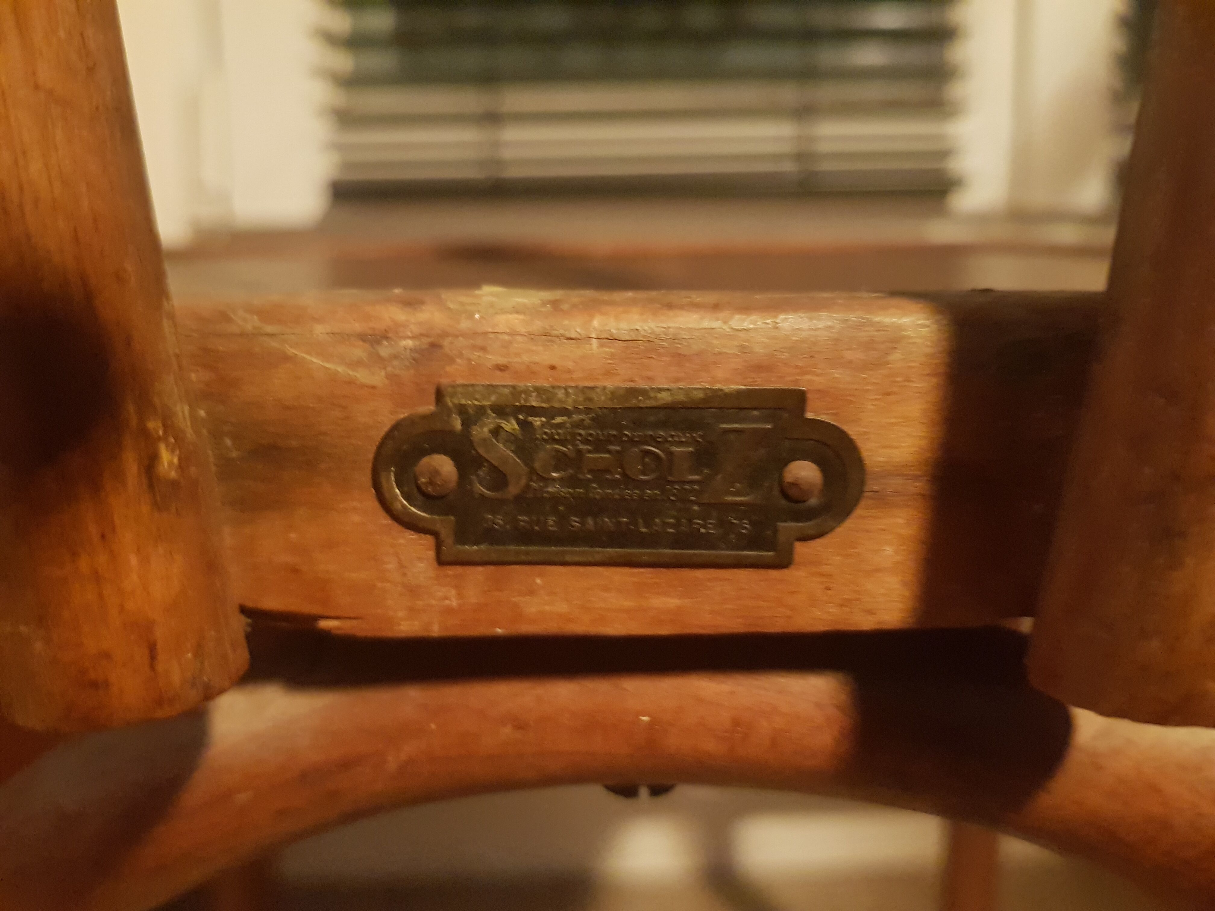 Scholz bistro chair 1950