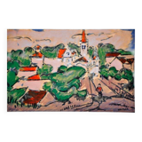 Vanber gouache on paper circa 1960