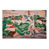 Vanber gouache sur papier circa 1960