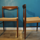 Paire de chaise H.W. Klein, pour Bramin, 1950's