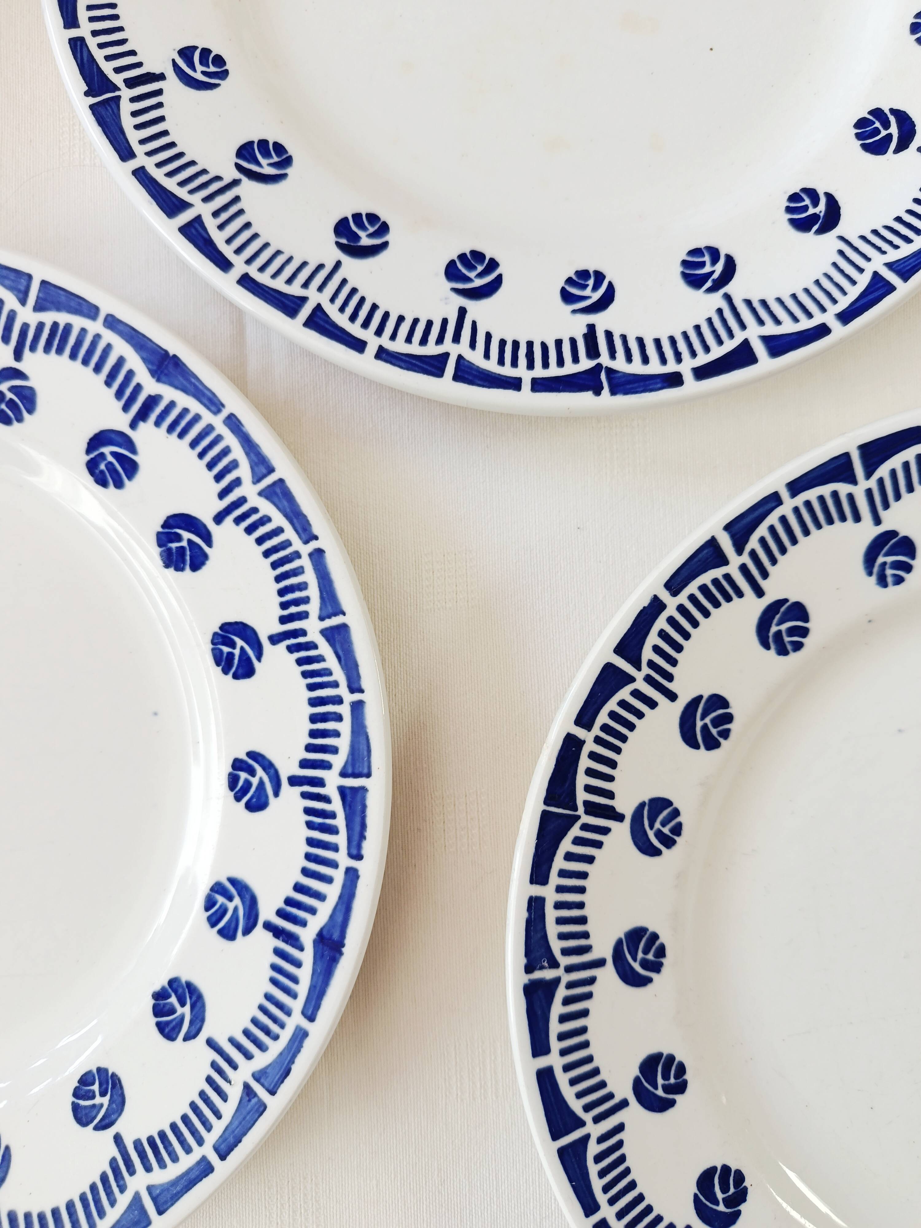 Lot de 5 assiettes a dessert Ceranord