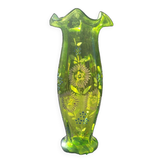 Vase émaillé art nouveau