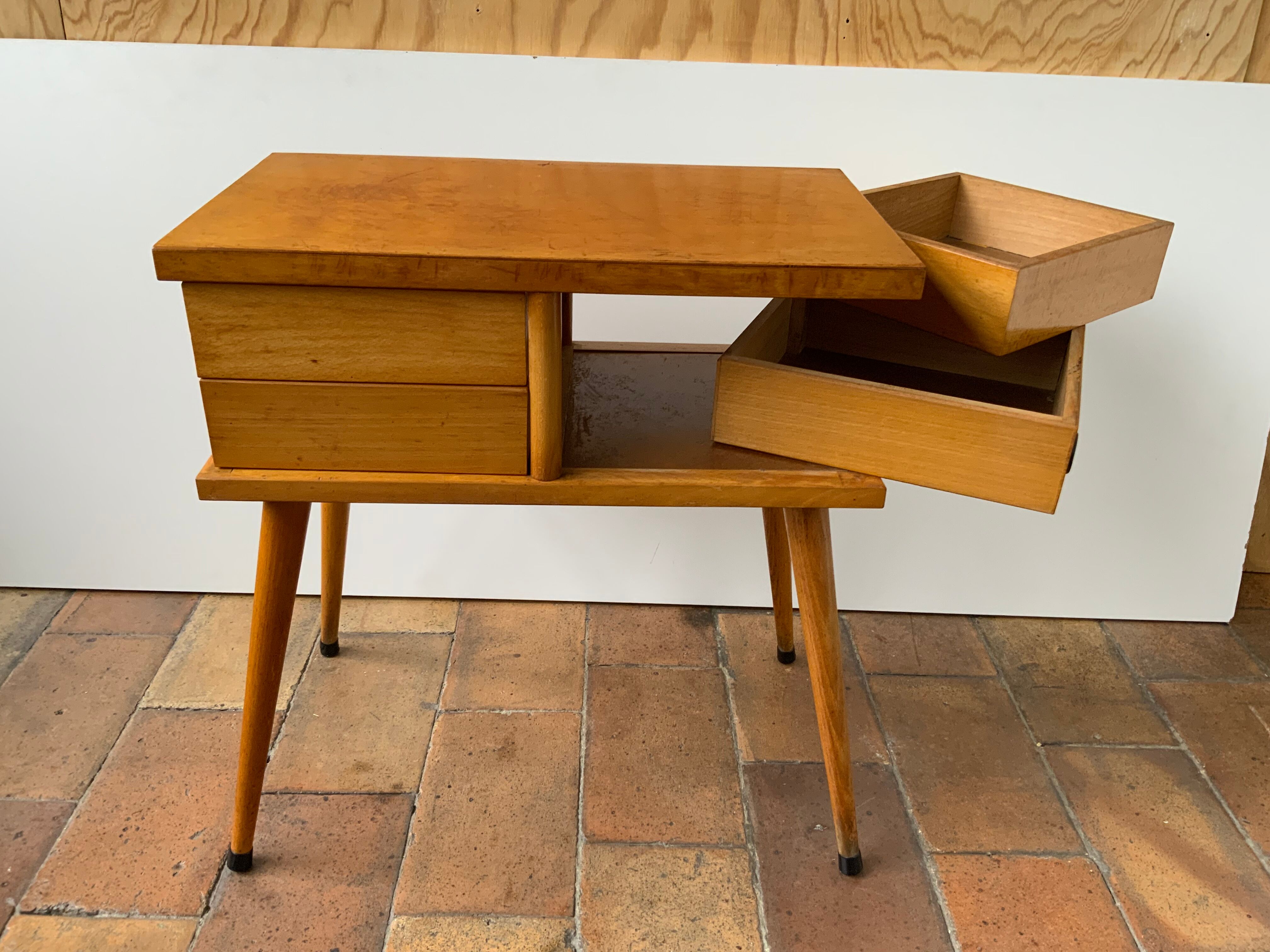 Vintage bedside table