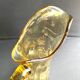 Beer pitcher (can) in engraved ambrino blown glass