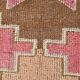 3x10 Pink & Brown Stars Pattern Vintage Runner Rug, 94x320Cm
