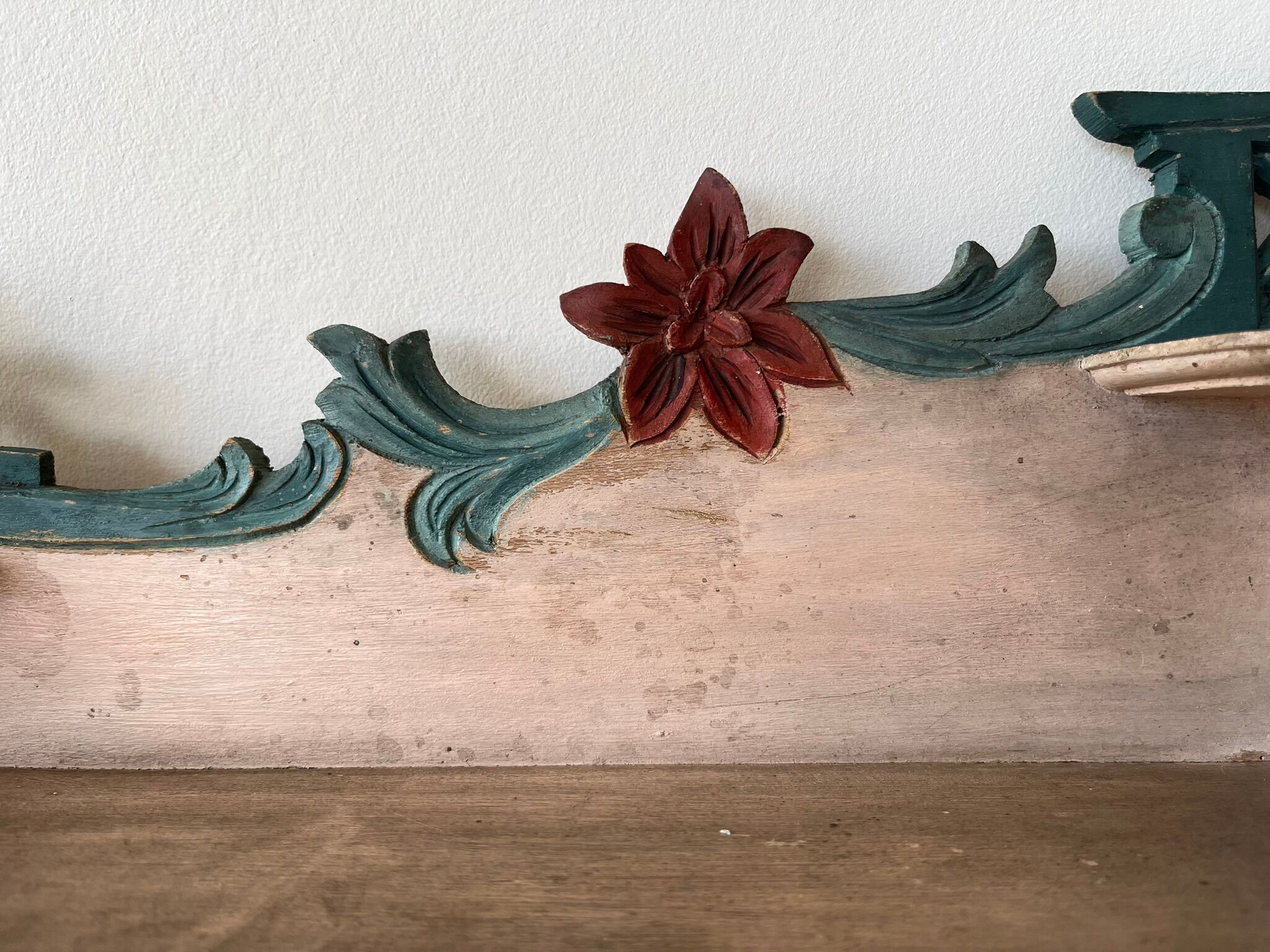 Old wall shelf