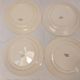Set of 4 plates in St Clément Barbotine - Majolica - Fruits