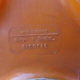 Chaises orange sicopal de 1970