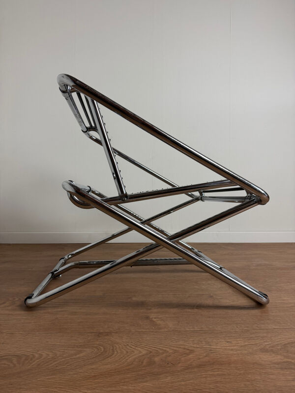 Fauteuil basculant attribué à Ron Arad – Italie, années 1980