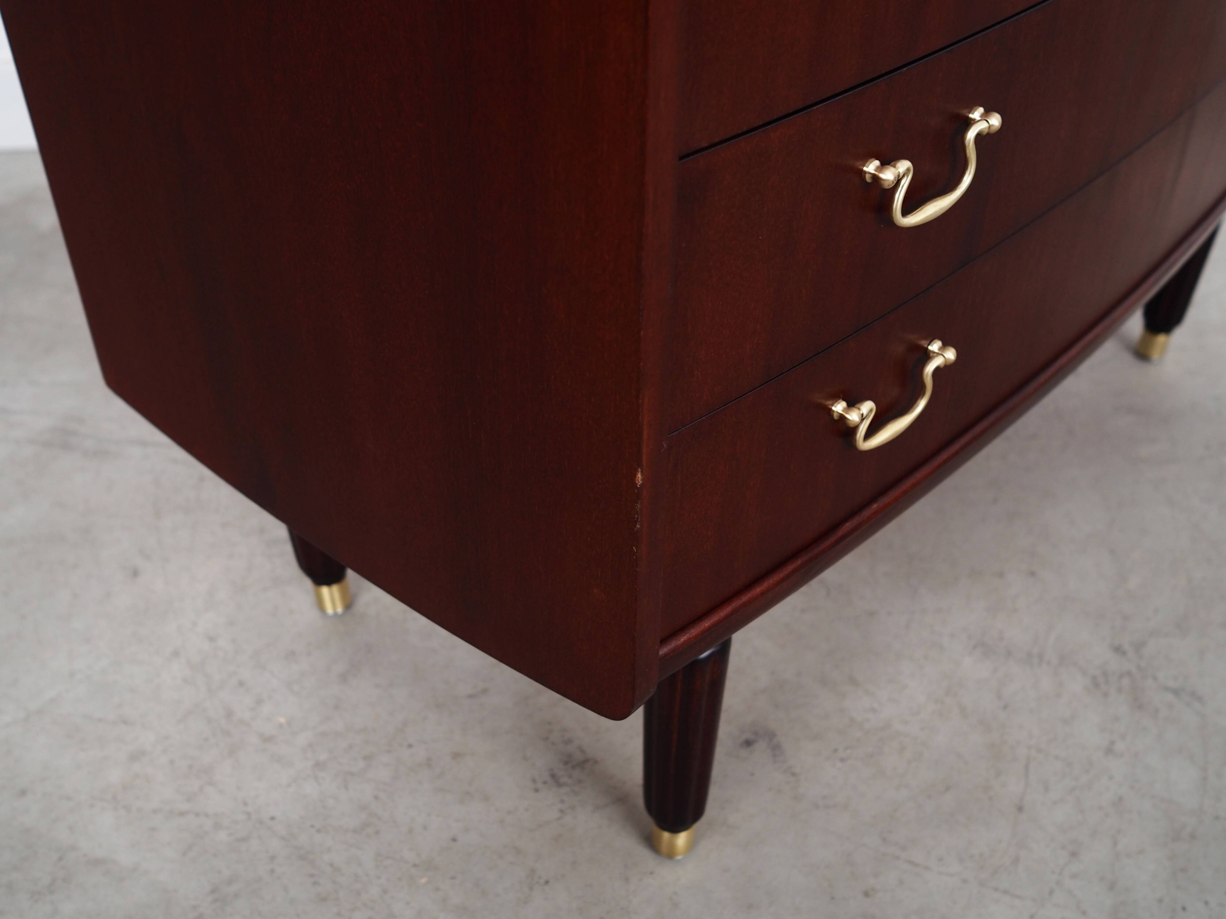 Mahogany secretary, Danish design, 1970s, manufacturer: PMJ Viby J