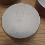 4 vintage French ceramic ramekins - Émile Henry