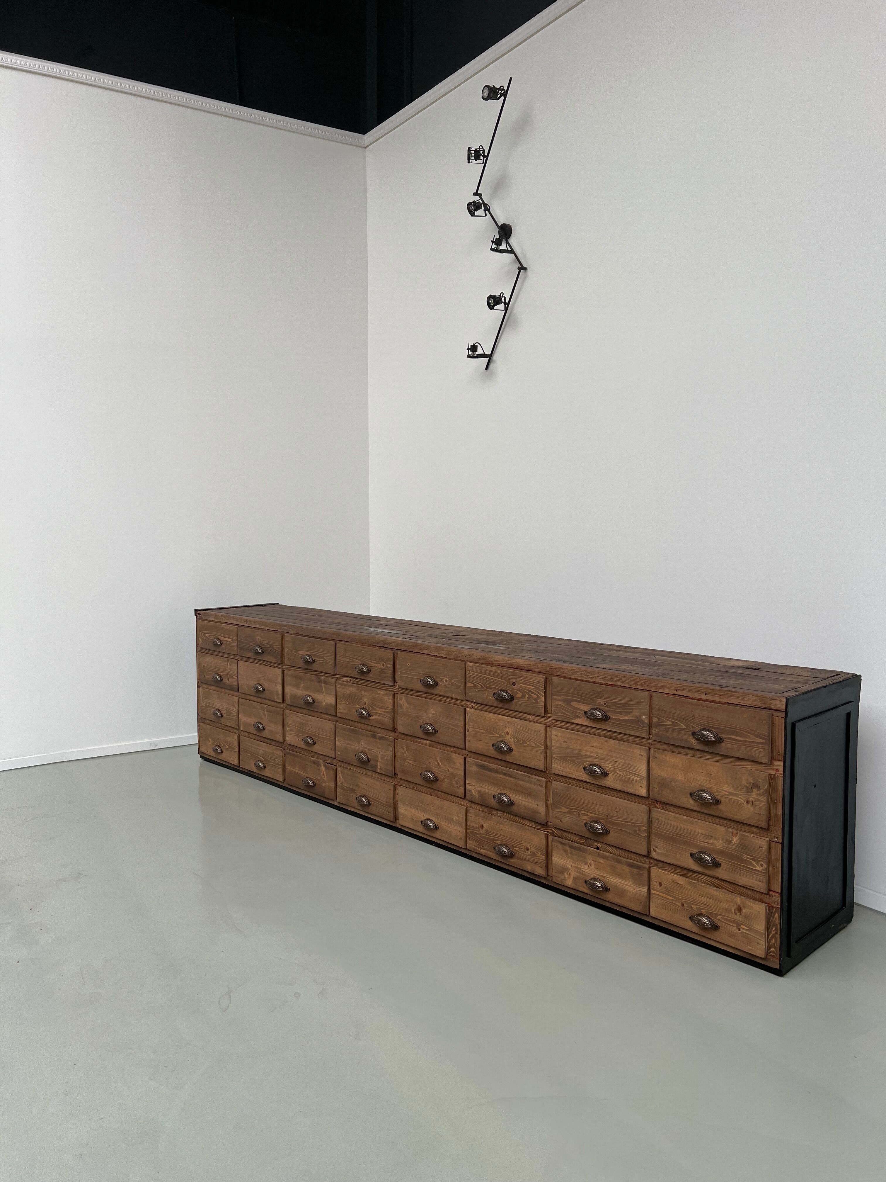 Very large craft furniture with 32 drawers