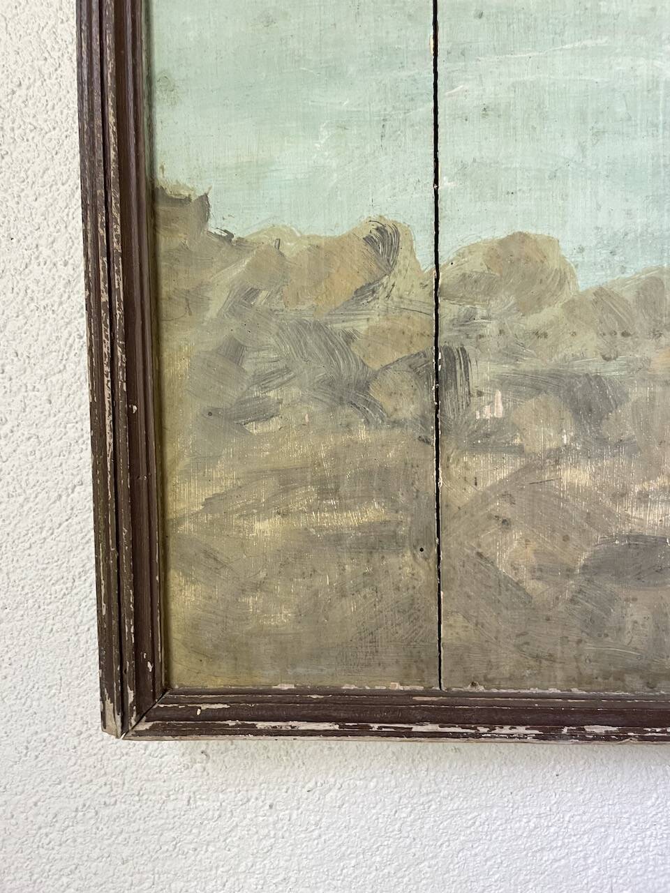 Painting on wood 1900