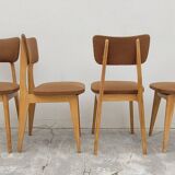 Série de 4 chaises vintage- 1950s