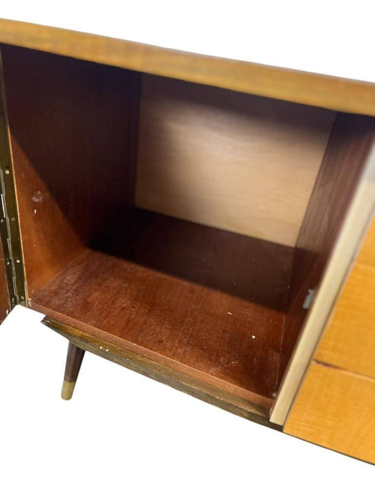 Meuble TV bas vintage en bois / lowboard / buffet bas
