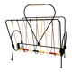 Vintage scoubidou vinyl magazine rack metal 50s 60s multicolor 1960