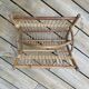 Porte-revues rotin vintage