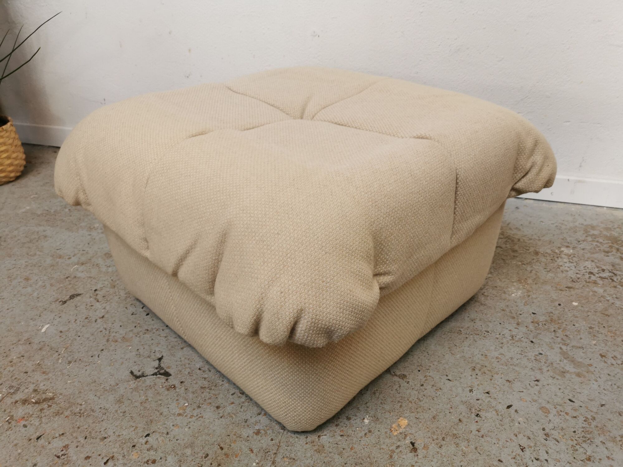Pouf Gao by Jean Paul Laloy for Cinna vintage design 1970