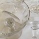 Set de 10 coupes à champagne à côtes plates, XIXe