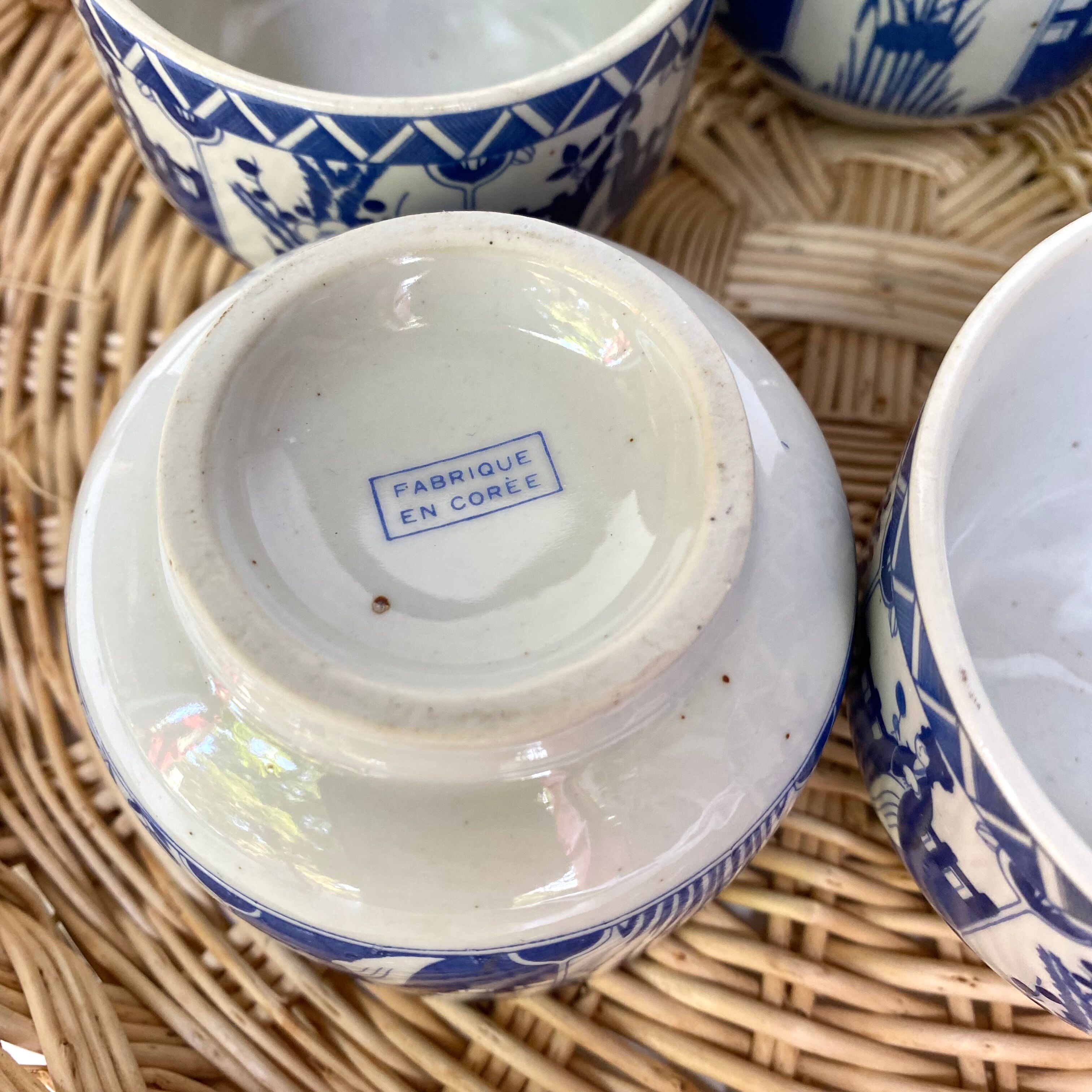 Chinese tea bowls