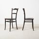 Paire de chaises de café / salle à manger en bois courbé antiques par J&J Kohn, Autriche, vers 1