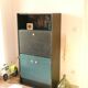 Vintage secretary blue oil