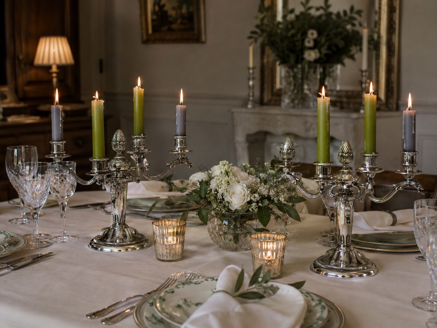 Paire de chandelier